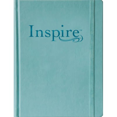 NLT Inspire Creative Journaling Bible Large Print Teal