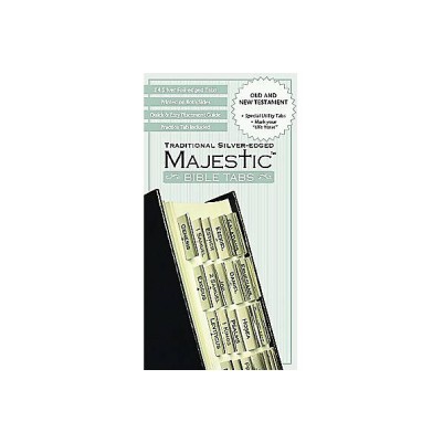 Majestic Bible Tabs Silver Edge