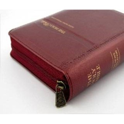 GNB Compact Imitation Leather with Zip Burgundy
