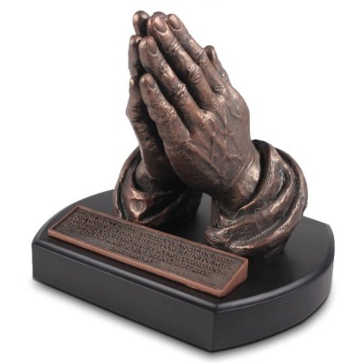 Sculpture Praying Hands Resin