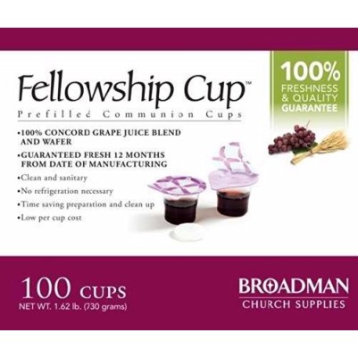 Fellowship Cup Prefilled Communion Set (100 Cup)