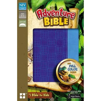NIV Adventure Bible DuoTone Electric Blue/Ocean Blue