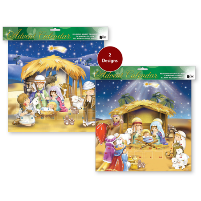 Advent Calendar Manger Scene