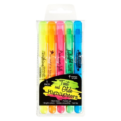 Highlighter Twist-'n-Glide Gel Tip Set