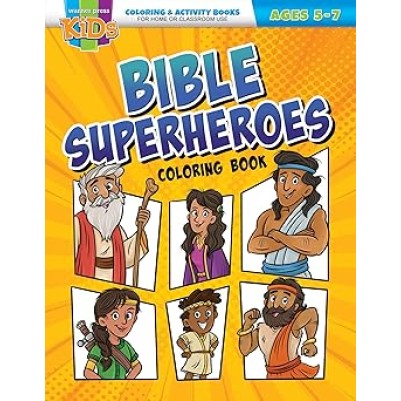 Bible Superheroes Colouring Book
