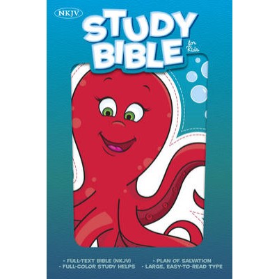 NKJV Study Bible For Kids Octopus Imitation Leather