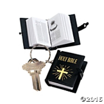 Keyring Plastic Bible Single
