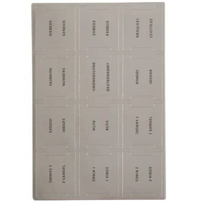 Bible index tabs Silver