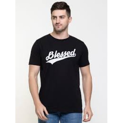 Tshirt Blessed Black Medium