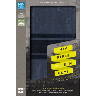 NIV Bible for Teen Guys Blue Imitation Leather