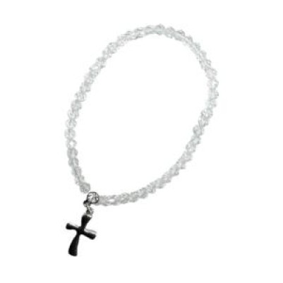 Bracelet Crystal Stones and Cross