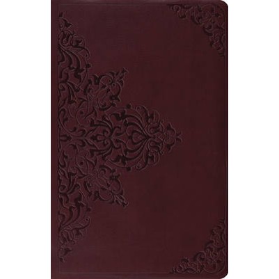 ESV Premium Gift Bible Chestnut Filigree Design I/L