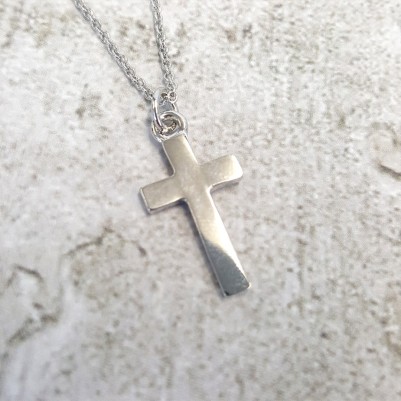 Necklace Cross Silver