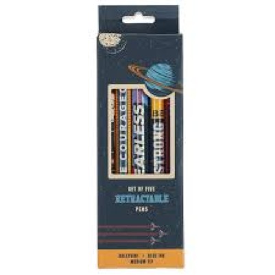 Pen Set Strong and Courageous 5 Piece