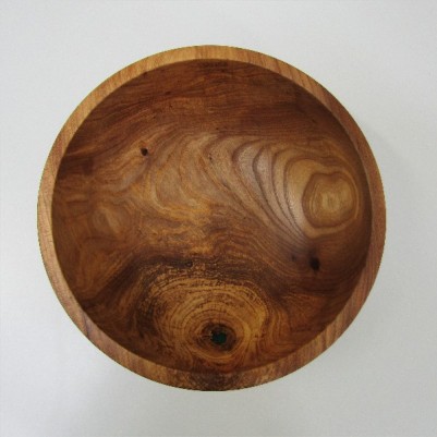 Large Elm Wood Bowl