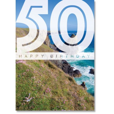 GC: 50th Bday #06 Unisex Cornish Coast