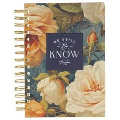 Journal Be Still and Know Yellow Rose Wirebound