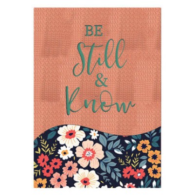 Journal Be Still & Know Twotone Peach