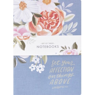 Notebook set 3pc Set Your Affection on Things Above