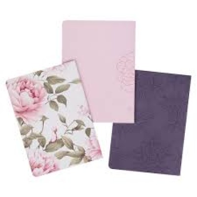 Notebook set 3pc Noble Things Pink Floral