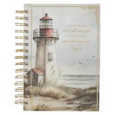 Journal I Have made you Lighthouse-Isaiah 46:4 Wirebound