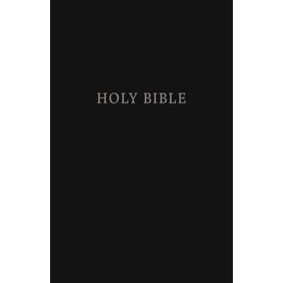 KJV Pew Bible Large Print Black H/C