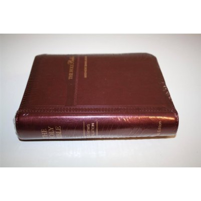 GNB Catholic Edition Leatherlook Burgundy Zip