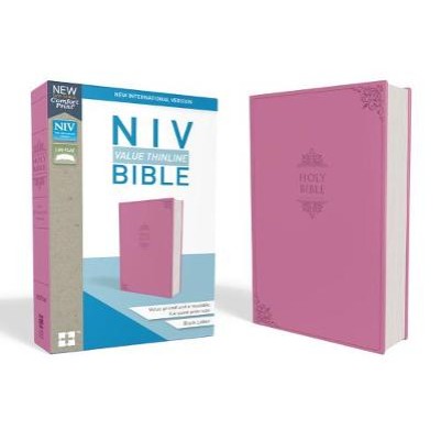NIV Value Thinline Bible Pink I/L