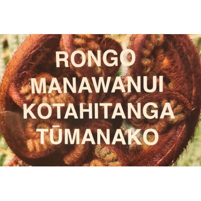 Maori LBOH  Rongo Manawanui Kotahitanga Tumanako - 10 pack