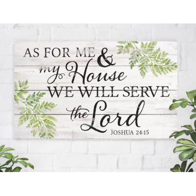 Pallet Decor: As For Me & My House