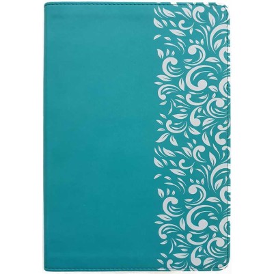 NLT Bible Turquoise White Swirls Flexitone