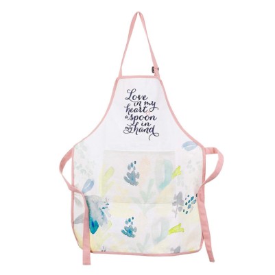 Apron Love In My Heart Pink