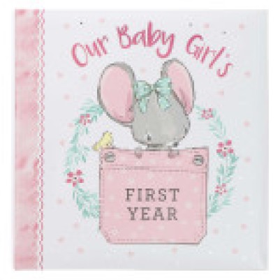 Our Baby Girl's First Year Memory Book w/Gift Box