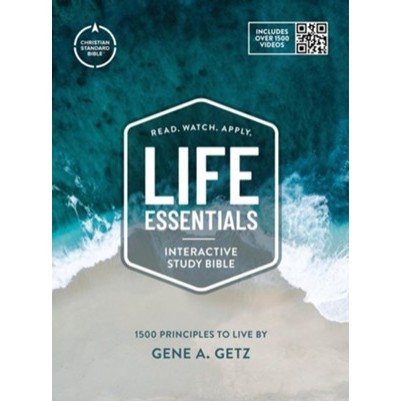 CSB Life Essentials Study Bible Tan/Blue H/C
