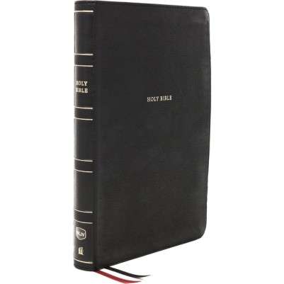 NKJV Thinline Bible Large Print Indexed Black I/L