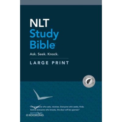 NLT Study Bible Large Print Indexed H/C