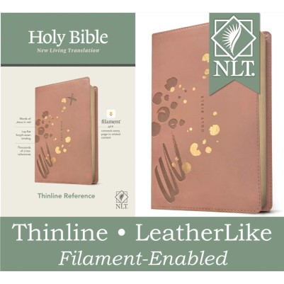 NLT Thinline Ref Bible Filament Enabled Pink I/L