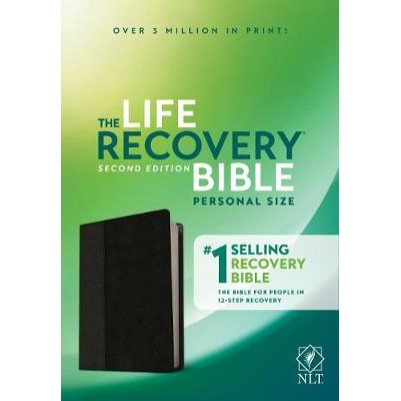 NLT Life Recovery Bible 2nd Ed Personal Size Black