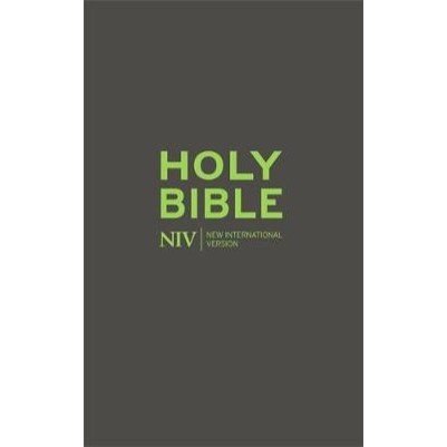 NIV Bible Soft Tone Black/Green Zip