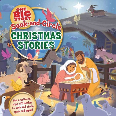Seek-And-Circle Christmas Stories Board Book