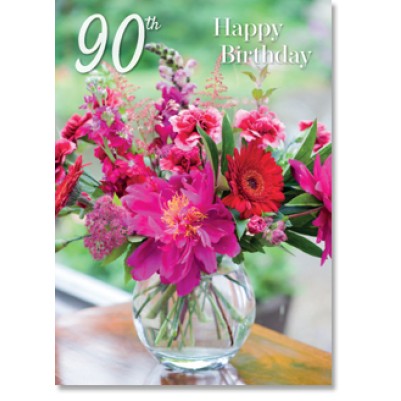 GC: 90th Bday #03 Paeony Arrangement