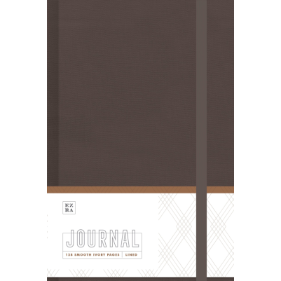 Journal: Ezra Journal Charcoal Cloth w Ribbon Marker  (OP)