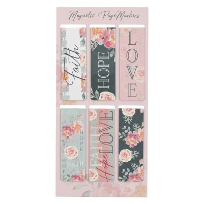 Pagemarker Magnetic Vintage Faith Hope & Love