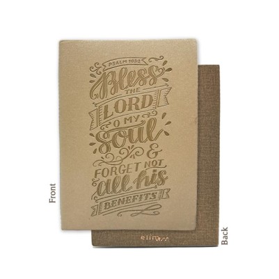 Journal Twotone Bless The Lord O My Soul Tan Flexcover