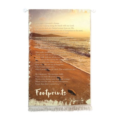 Tapestry Polyester Footprints