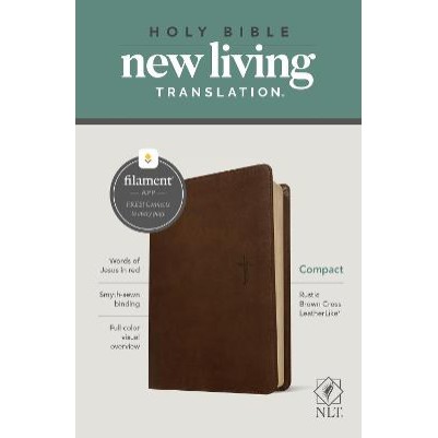 NLT Compact Bible Filament Enabled Brown I/L