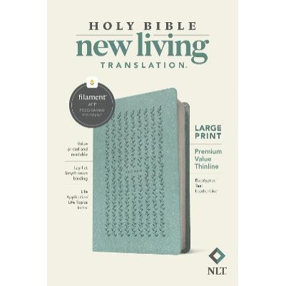 NLT Large-Print Premium Value Thinline Filament Teal