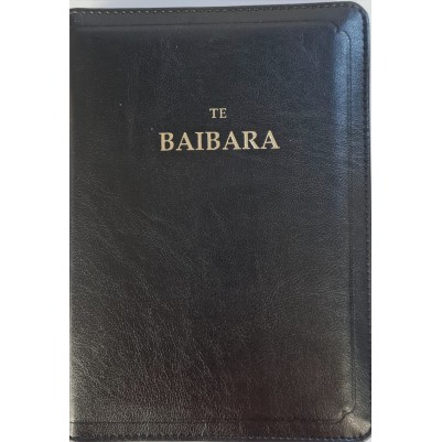 Kiribati Bible (Protestant) Imitation Leather Black Zip