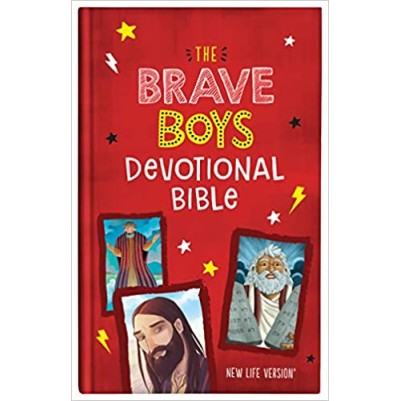 NLV Brave Boys Devotional Bible H/C