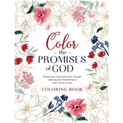 Color The Promises Of God Colouring Book Pink Flower
